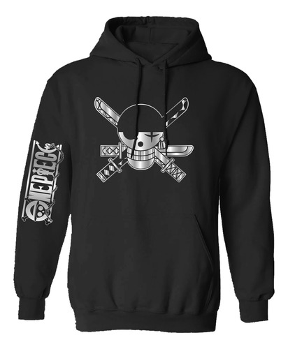 Sudadera Mod One Piece Roronoa Zoro Gold & Silver