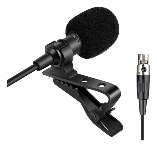 Sujeetec Lavalier Microfono Solapa Para Transmisor Shure Xlr