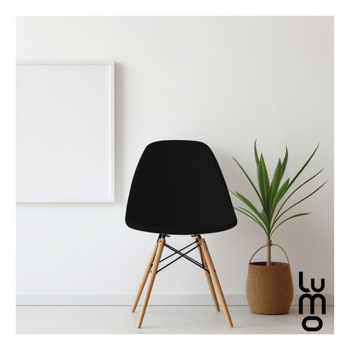 Set X 2 Sillas Tipo Eames Comedor Reforzadas Estructura