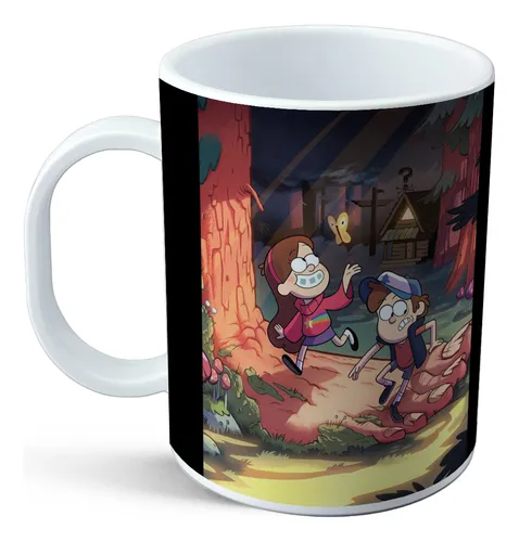 Taza De Plástico - Gravity Falls Dipper Y Mabel Bosque