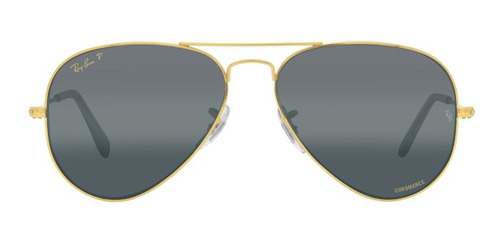 Lentes De Sol Aviator Azul Degradé Polarizados Ray-ban