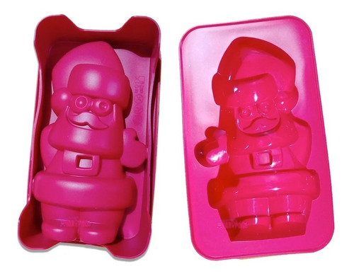 Molde Silicon Santa Claus Navidad Pastel Pan Chocolate Postr