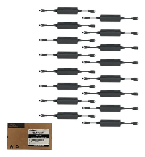 Kit 16 Conversor Estático Dcdc Filtro Ativo Intelbras Cftv