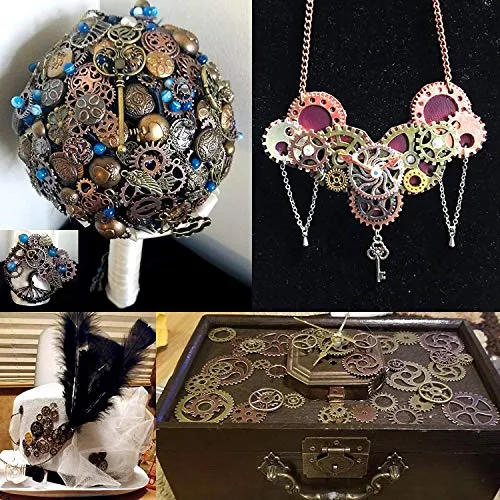 Engranajes Steampunk Antiguos Metalicos A Colgado