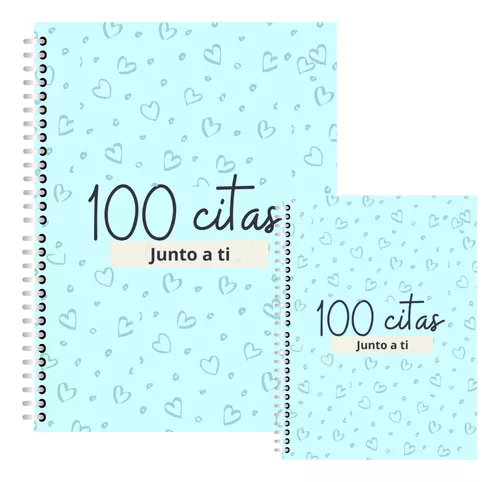 Cuaderno 100 Citas Juntos Para Pareja Empastado