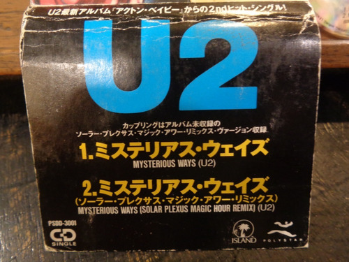 U2   Mysterious Ways + Remix Mini Cd 3  Made In Japan Mb 