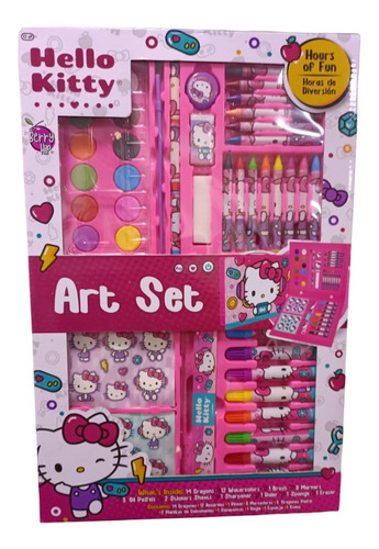 Hello Kitty Set De Arte Original