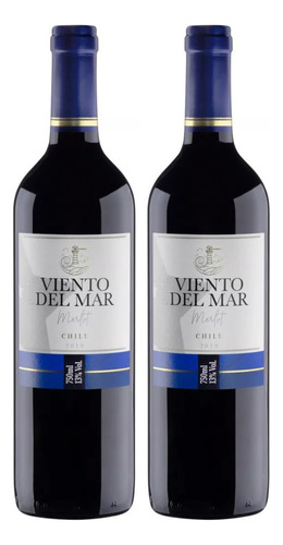 Vinho Chileno Merlot Viento Del Mar 750 Ml - 2