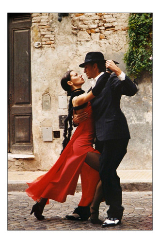 Vinilo Decorativo 50x75cm Tango Danza Baile Ritmo M3