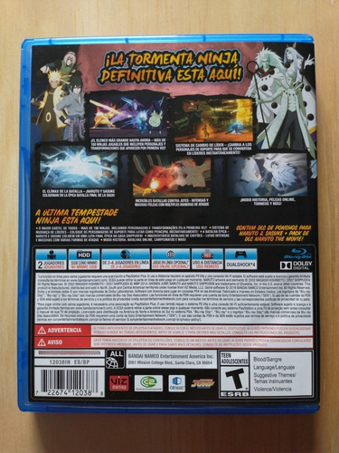 Naruto Shippuden Storm 4 Ps4 (Usado)