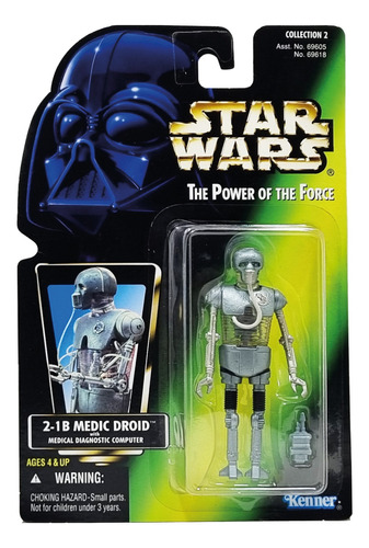 Kenner - Star Wars - Potf - Green Card - 2-1b Medic Droid