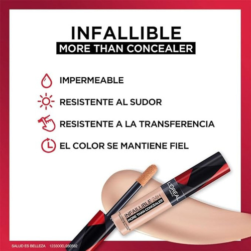 Corrector Liquído L Oréal Paris, Tono 327 Cashmere 327 Cashmere
