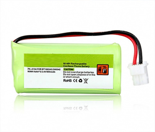 Bateria Recargable Para Telefono Casa 2.4 V 800 Mah Ni-mh Pk-0104