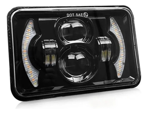 Faros Led 4x6 H4 Alta Baja Drl Turno Signal 4x4 4656 4651