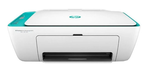 Imagen 1 de 4 de Impresora a color multifunción HP Deskjet Ink Advantage 2675 con wifi blanca y azul 100V/240V