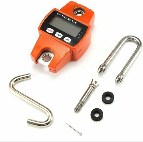 Balanza 300kg Dijitales Pantalla Lcd Naranja