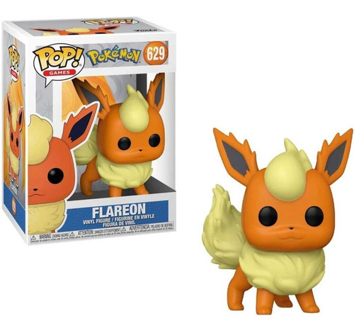 Boneco Funko Pop Games Pokémon Flareon - #629