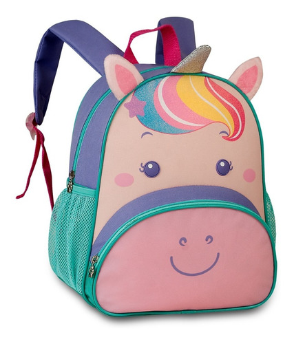 Mochila Infantil Animais Zoo Clio Pets Original