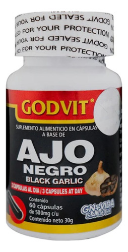 Ajo Negro Con 60 Cápsulas Gn+vida
