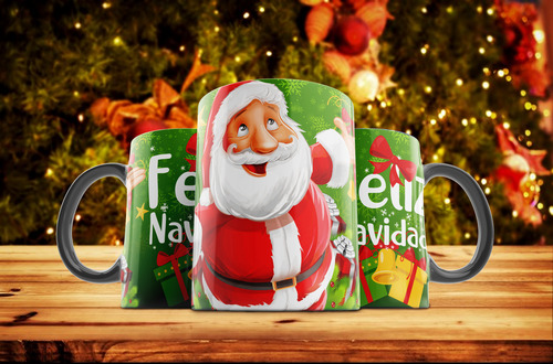 25 Png - Plantillas Navidad Tazas Sublimacion -psd