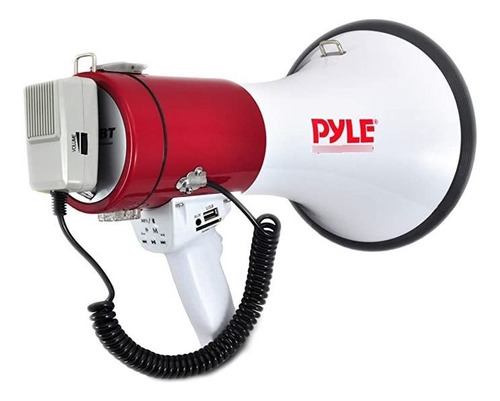 Pyle Pmp52bt - Altavoz De Megáfono Portátil, Sirena