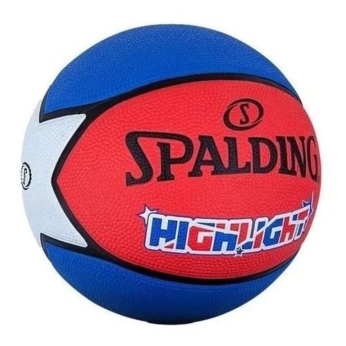 Pelota Basquet Highlight Nro 7 Spalding Nba Basket Goma