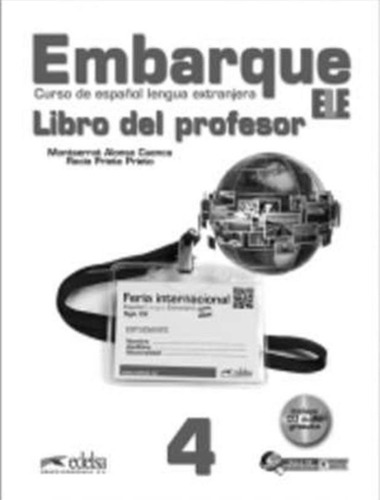 Embarque 4 - Libro del profesor, de Cuenca, montserrat alonso. Editorial Edelsa (Anaya), capa mole em espanhol, 2014