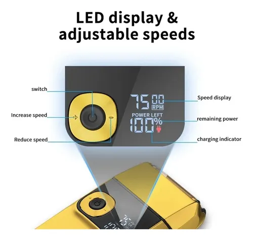 Máquina Afeitadora Rasuradora Kemei Km-2028 Dorada 100v/240v