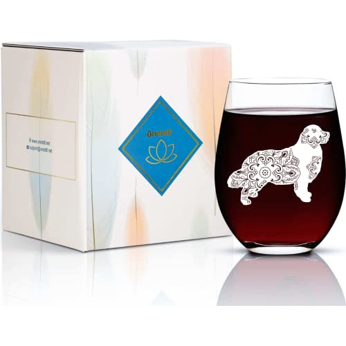 Regalos Mujeres De Golden Retriever, Copa De Vino Sin T...