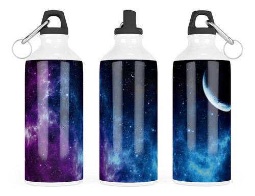 2 Botellas De Agua Sport Personalizadas Galaxia