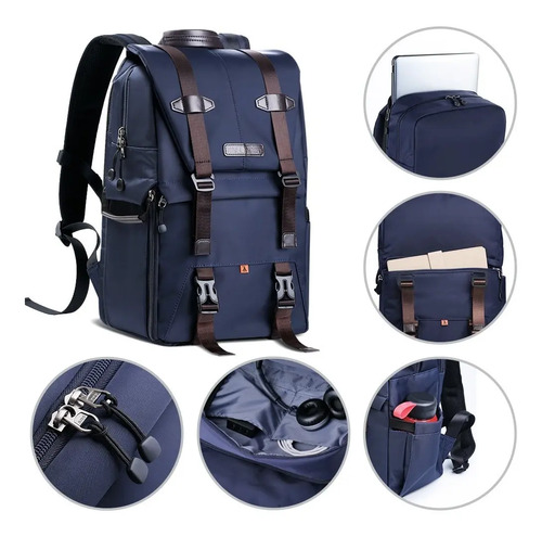 Mochila Fotografica Kf13.087 K\u0026f Concept Canon Nikon Sony | Cuotas sin  interés