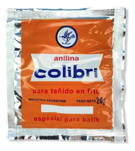 Anilina Para Teñido En Frio 20 Gramos Todos Los Colores