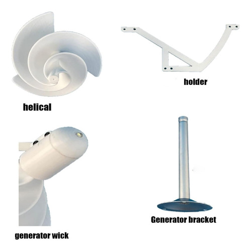 Kit Generador Aerogenerador For El Hogar Eólico Modelo .