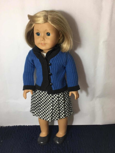 Muñeca Y Set De Grace Azul De American Girl Doll (Usado)