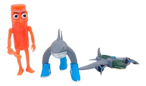 Brainrot Figuras Set 4 Pzs Bombardilo, Ballerina, Tralalero