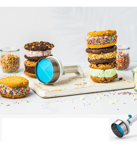 Molde Sandwich Helado 2pcs - Una Mano Gatillo