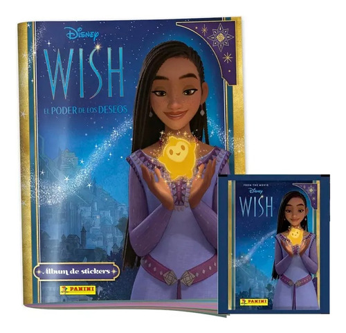 Álbum Disney Wish com 20 envelopes