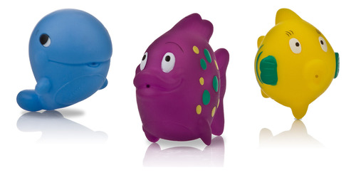 Nuby Fun Fish Squirters - Pack De 3