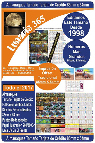 Almanaques De Bolsillo  X 18.000  Diseño Personalizado Total