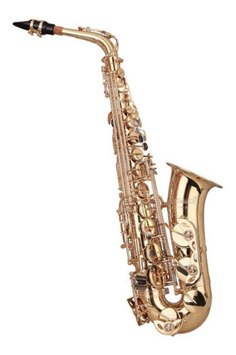 Saxo Alto Eb Wisemann Das 500 Laton Lacado Afinado Mi Bemol