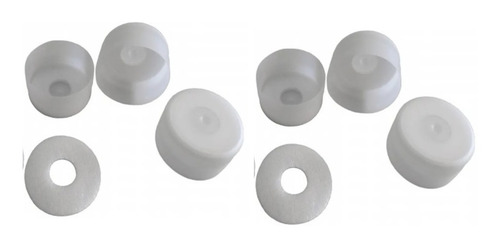 Kit Com 12 Tampas Novas Garrafão De Água Mineral 10 E 20 Lts