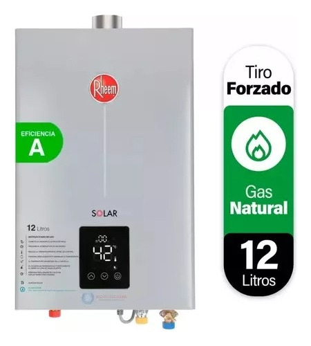 Calefont Rheem Gas Natural 12  Tiro Forzado