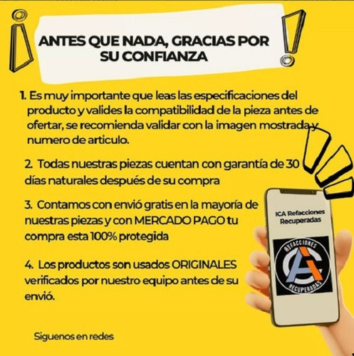 Monoblok Sentra 1.6l Std 2012-2019 Original (Usado)