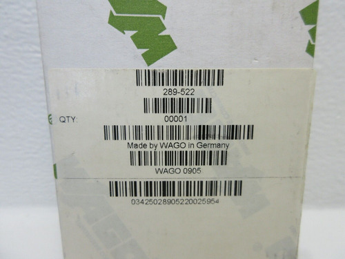 Wago 289-522 New Interface Module 289522 Ssd