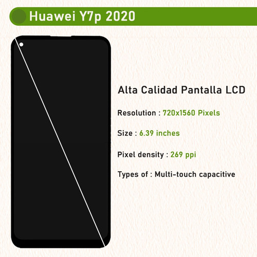 Zahin Pantalla Táctil Lcd Para Huawei Y7p 2020 Art-l28