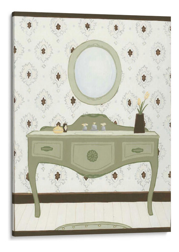 Canvas Lab Cuadro Bath Parisian Ii 45x60, June Erica Vess