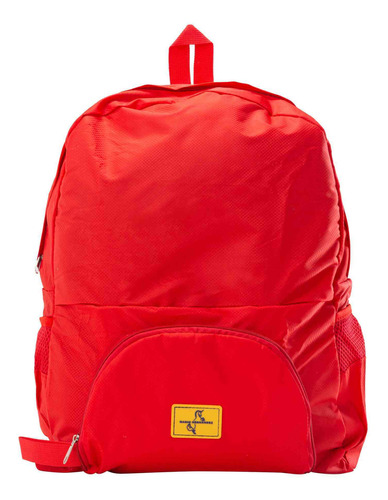 Morral Tote Pouch Compacto Rojo Xmas Mario Hernández