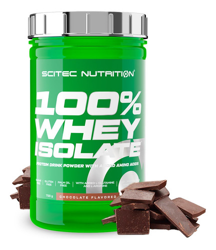 100% Whey Isolate 700 G - Scitec Nutrition Sabor Chocolate
