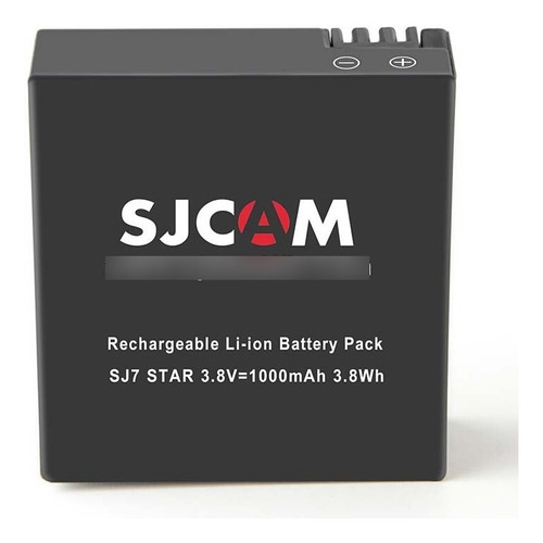 Bateria Sjcam Sj7 Star - 3.8v - 1000mah - 3.8wh - Li-ion