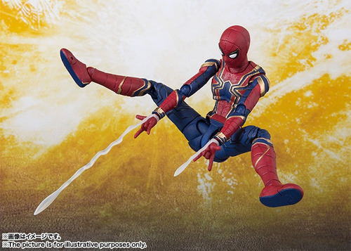 Avengers Iron Spider-man Shf Infinity War Figura Modelo 15cm